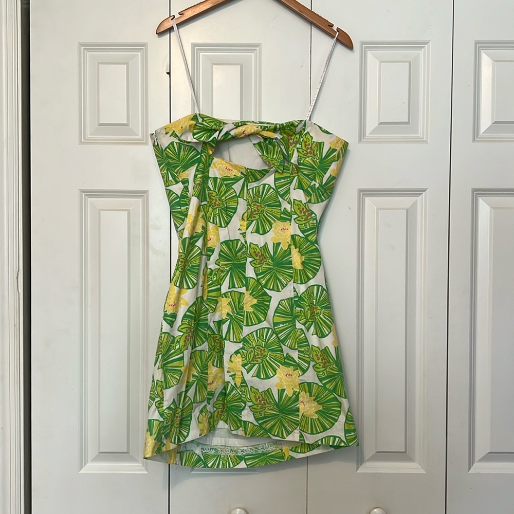 Lilly Pulitzer strapless sundress with bow